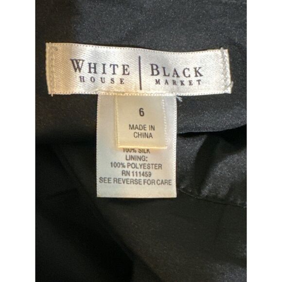 White House Black Market Silk Pleated Mini Skirt Size 6 | Classy Party Chic - Picture 4 of 8